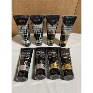 8 Pkg Soo'AE Diamond Glow & Revive Gold Peel Off Mask, 3.4 fl oz ,Made In Korea